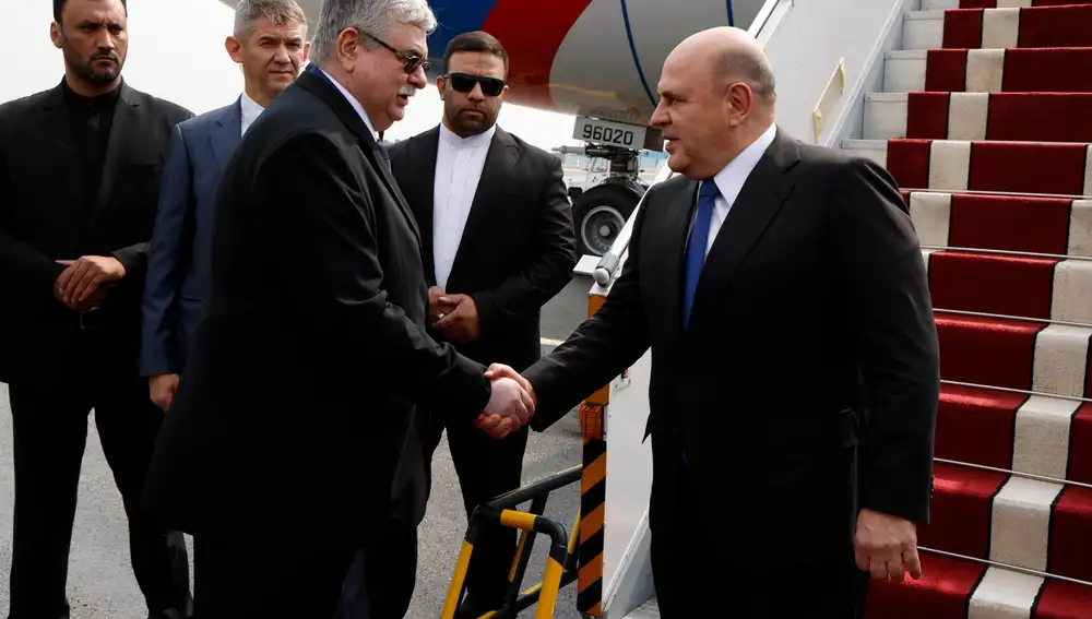 Russian Prime Minister Mikhail Mishustin visits Iran