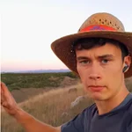 Jorge Rey, el joven aficionado a la meteorología, en su última predicción.