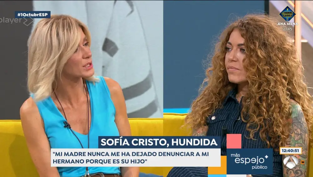 Susanna Griso y Sofía Cristo en 'Espejo Público'