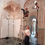 Hallan restauraciones históricas en las yeserías del Oratorio de la Madraza de Granada