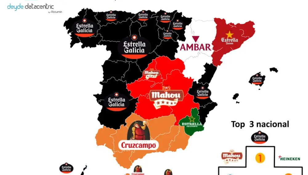 Las marcas favoritas de cerveza en España en 2024-2025