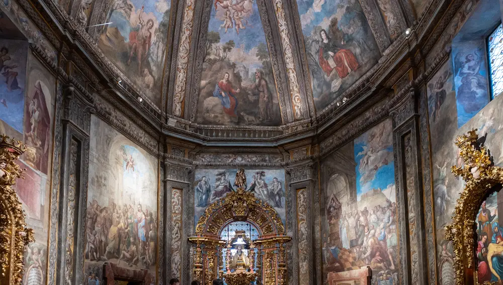 Estado de la restauración de las pinturas