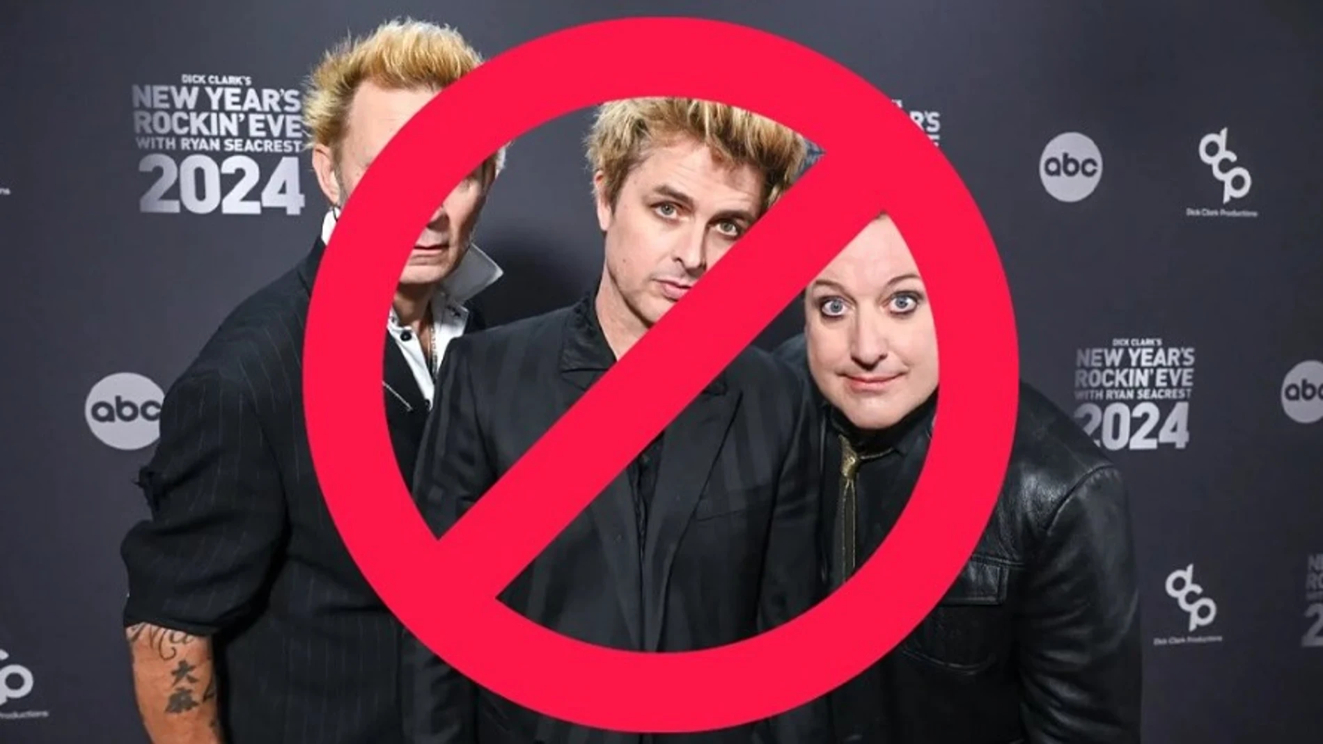 KOMP 92.3 subió a las redes esta imagen asegurando haber "eliminado todas y cada una" de las canciones de Green Day de su lista de reproducción