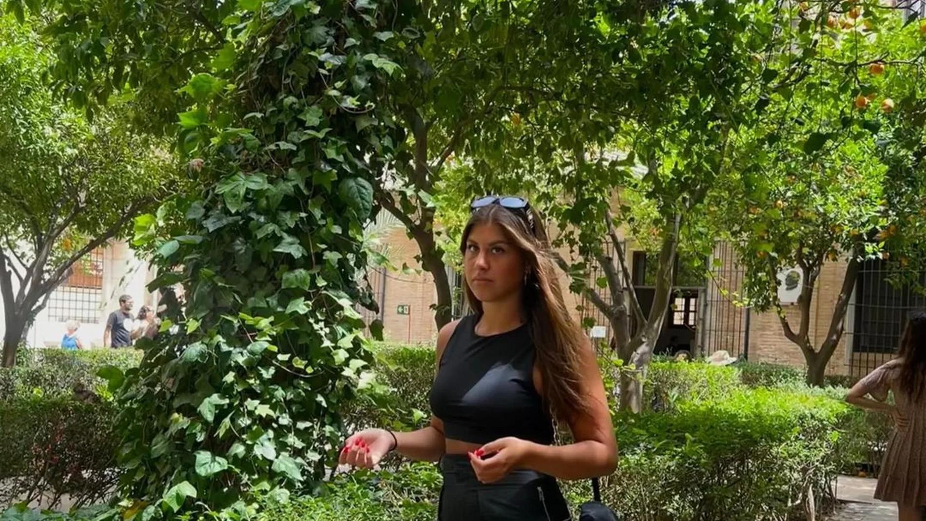 Daniela Sánchez, hija de Joaquín Sánchez y Susana Saborido