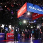 Plató de la CBS donde se enfrentarán los candidatos a vicepresidentes