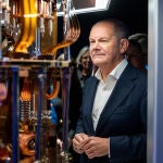 Olaf Scholz at IBM Quantum Data Center