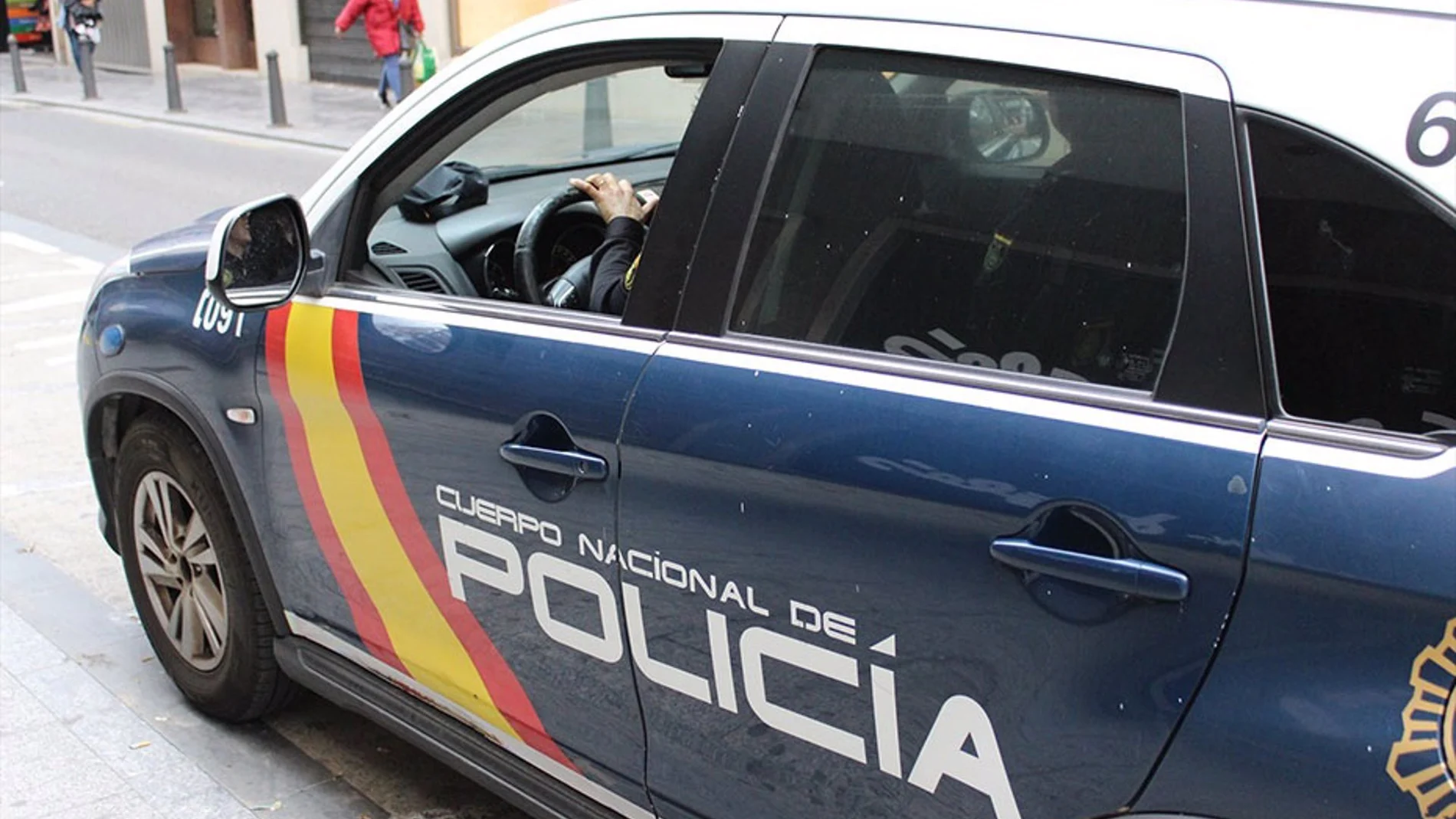 Un coche de la Policía Nacional