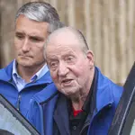 El Rey Juan Carlos, de comida con la infanta Margarita y María Zurita en Sanxenxo