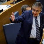 El conseller de Educación, Cultura, Universidades y Empleo, José Antonio Rovira, hoy en Les Corts