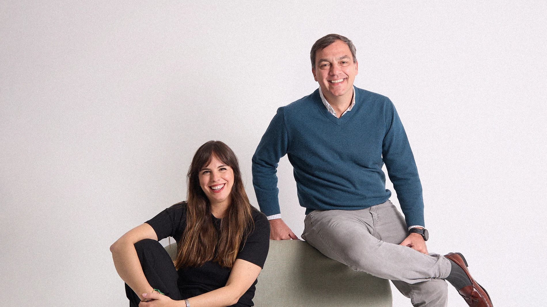 Cristina Sánchez-Crespo, fundadora de Ribbon y su socio, Federico de Vicente