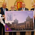 Jesús Julio Carnero junto a Jacino Canales, Javier Castro, José Antonio Arruego y Nuria Lera