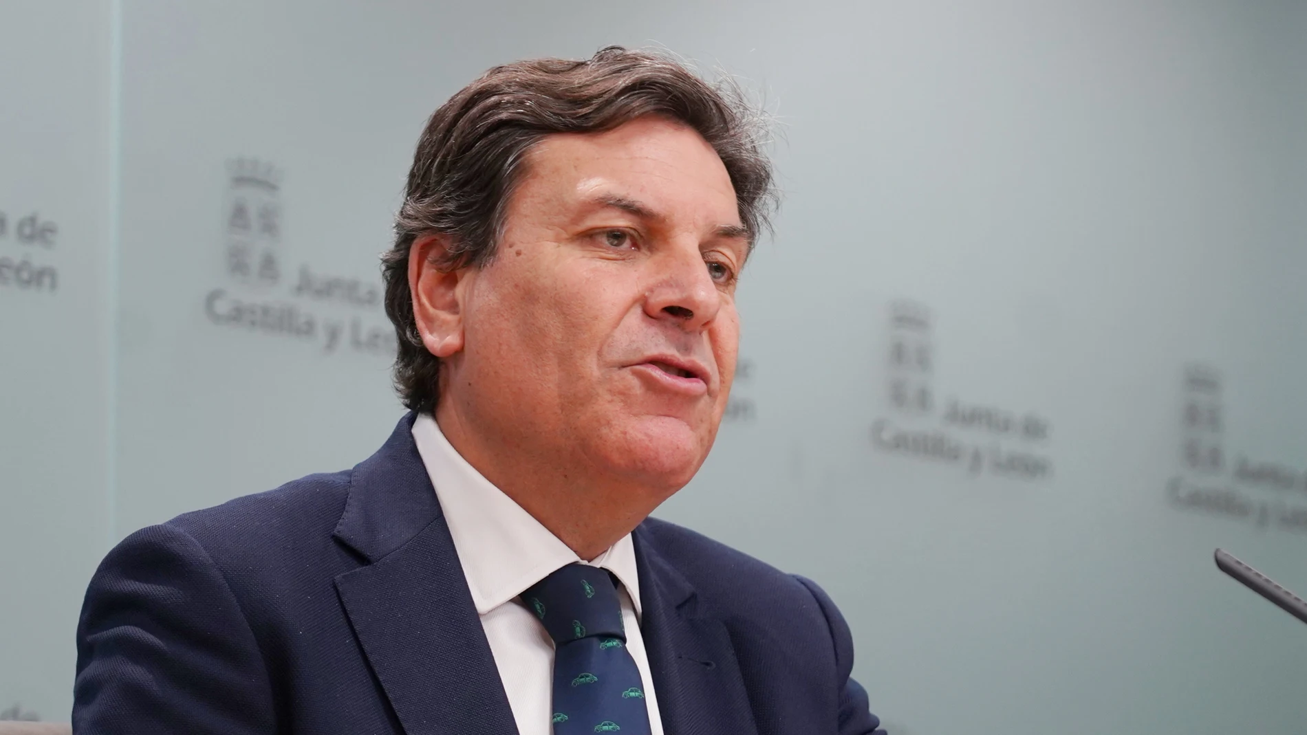 Fernández Carriedo durante la rueda de prensa posterior al Consejo de Gobierno