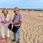 Arrancan las obras de regeneración de la playa de La Antilla en Huelva
