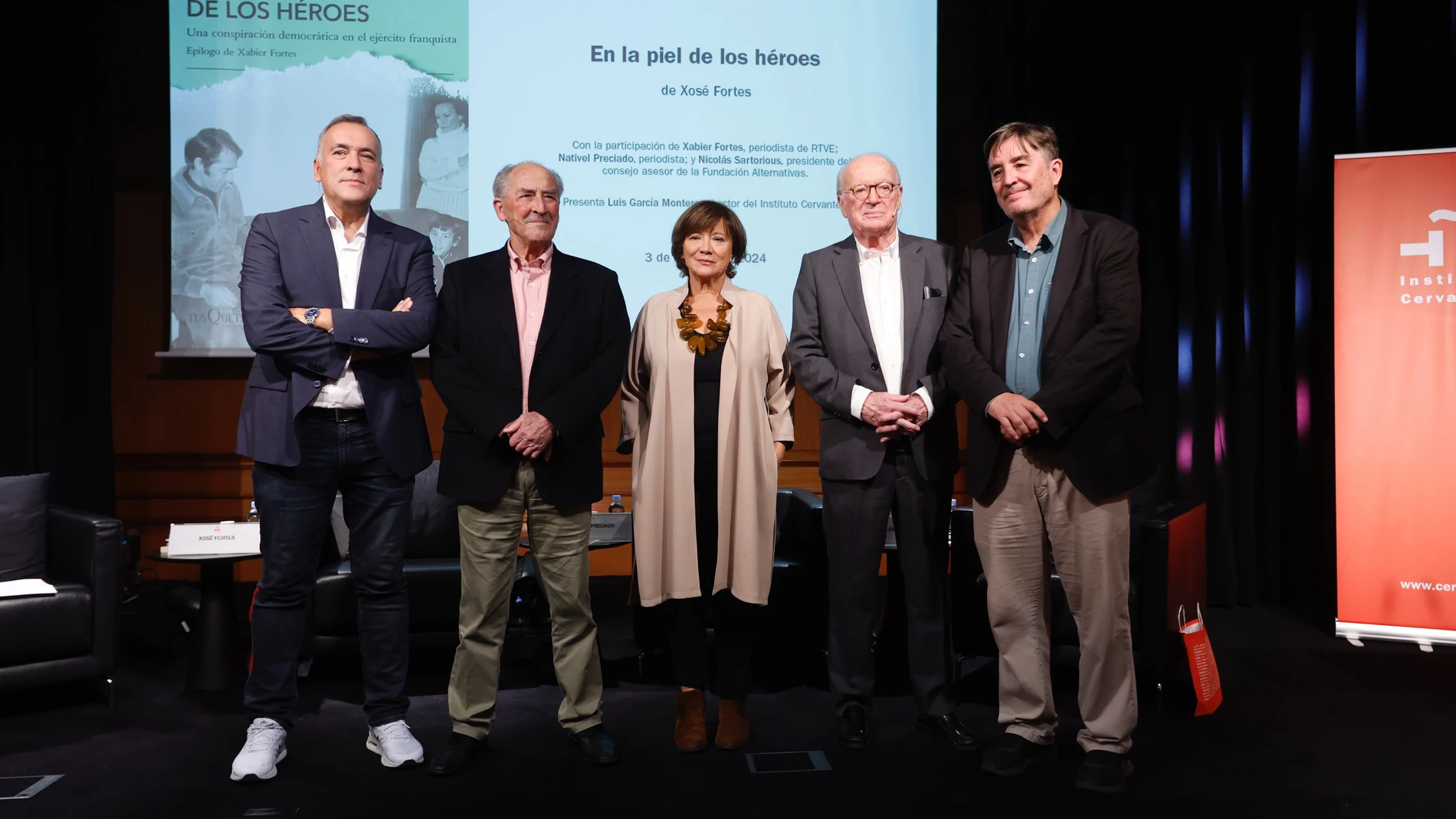 Presentacion del libro En la Piel de los Héroes de Xosé Fortes. © Jesús G. Feria.