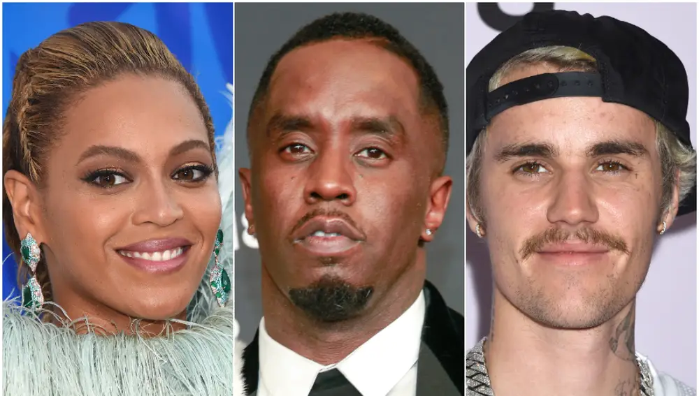 Beyoncé, Sean "Diddy" Combs y Justin Bieber