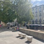 Estado actual de la plaza de Tirso de Molina