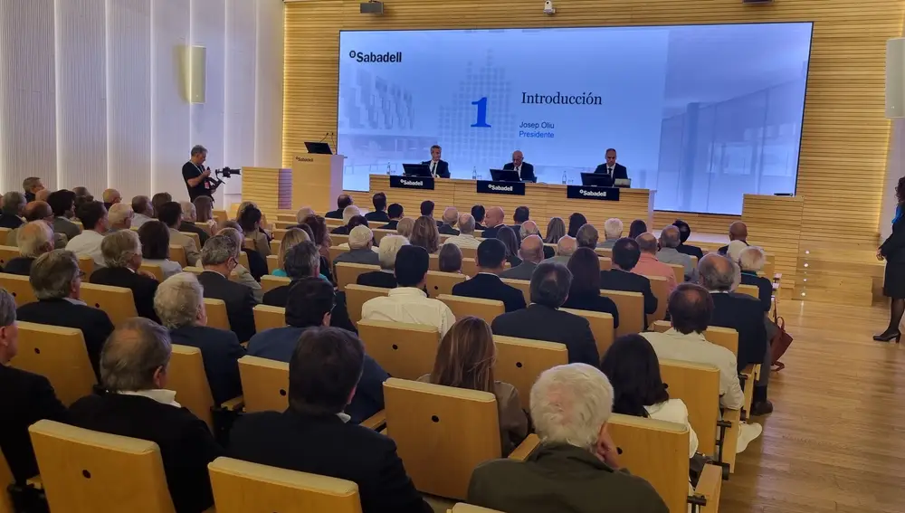 Reunión con accionistas de Banco Sabadell