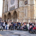 El alcalde de León, José Antonio Diez, asiste a la II Marcha Solidaria de Aspace León