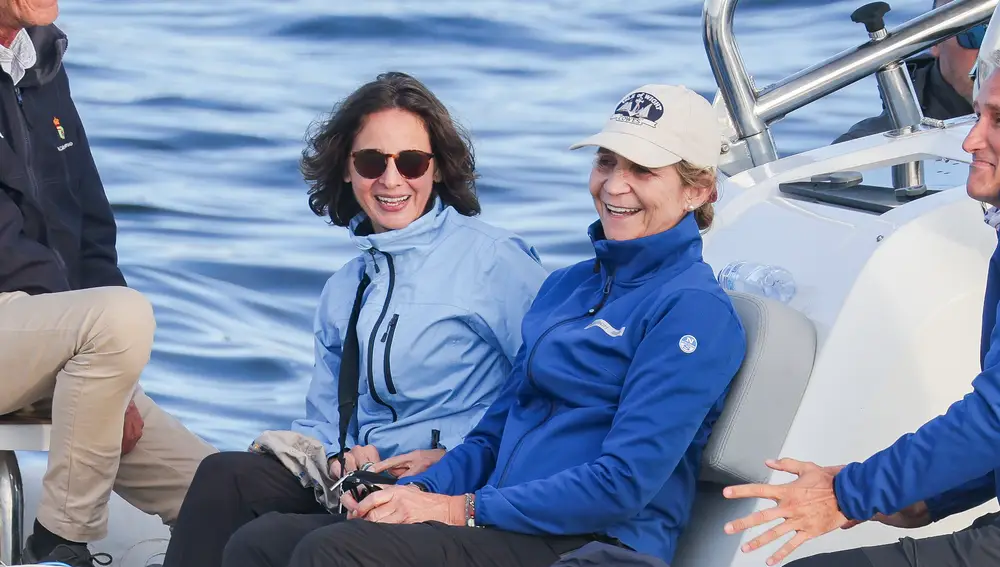 La Infanta Elena en Sanxenxo.