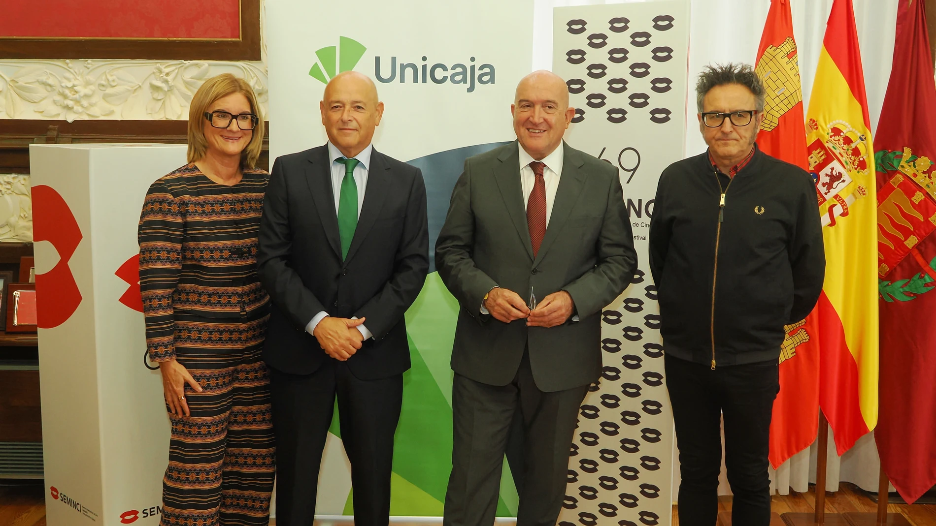 María José Rivera, Fernando Ríos, Jesús Julio Carnero y José Luis Cienfuegos