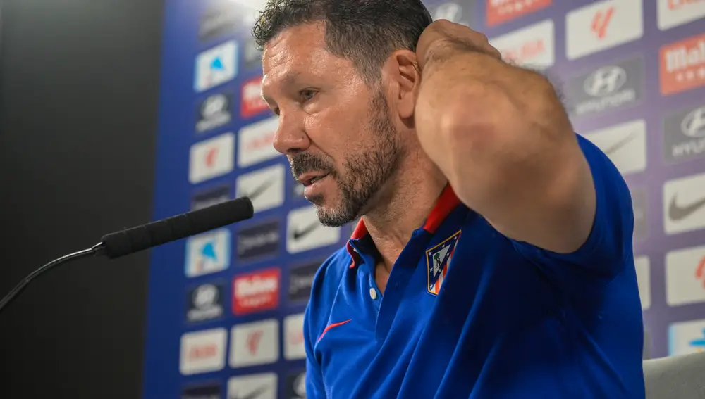 Entrenamiento del Atlético de Madrid