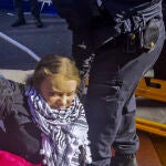 Greta Thunberg, detenida en Bruselas en una protesta contra ayudas a combustibles fósiles