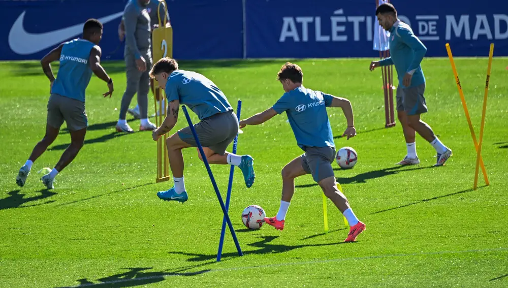 Entrenamiento del Atlético de Madrid