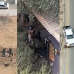 El vídeo captado por el dron muestra el enfrentamiento entre tropas de élite israelíes y milicianos de Hamás en un kibutz