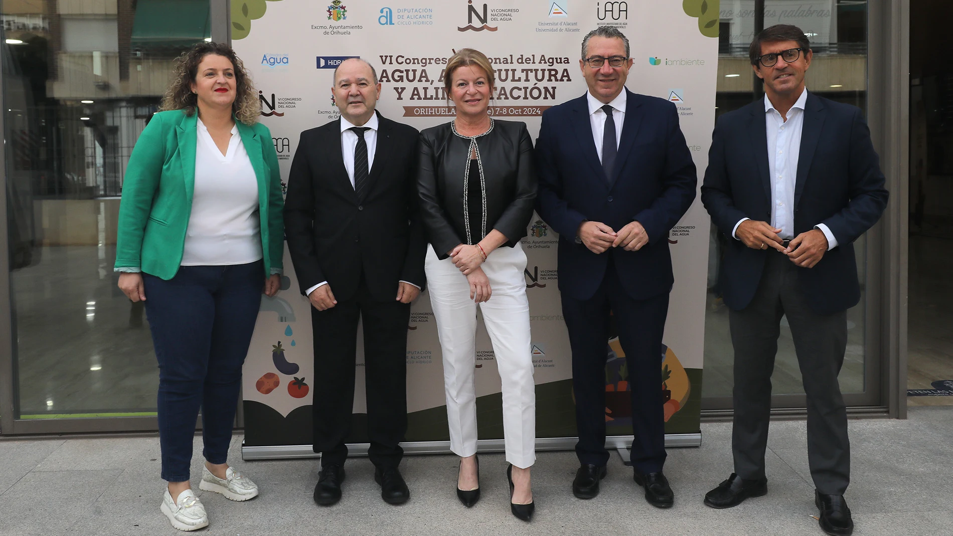 Inauguración del VI Congreso Nacional del Agua en Orihuela (Alicante)