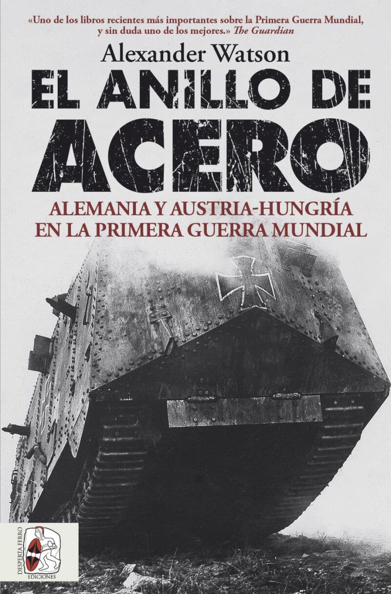 Portada de "El anillo de acero", de Alexander Watson