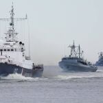 Ucrania.- Ucrania asegura haber "inutilizado" uno de los principales dragaminas rusos en un puerto de Kaliningrado