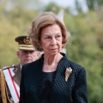 La Reina Sofía reaparece en la Base Aérea de Torrejón de Ardoz