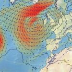 El huracán #Kirk se aproximará al noroeste de la Península entre la tarde del martes y el miércoles ya convertido en potente borrasca.