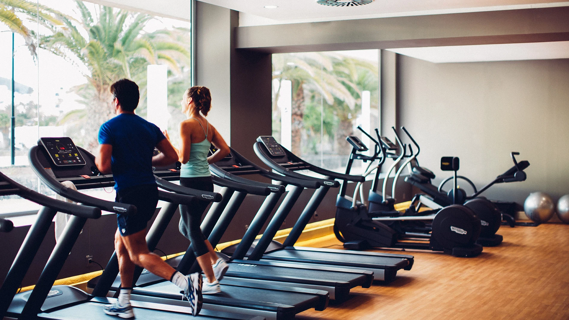 Sala de un gimnasio