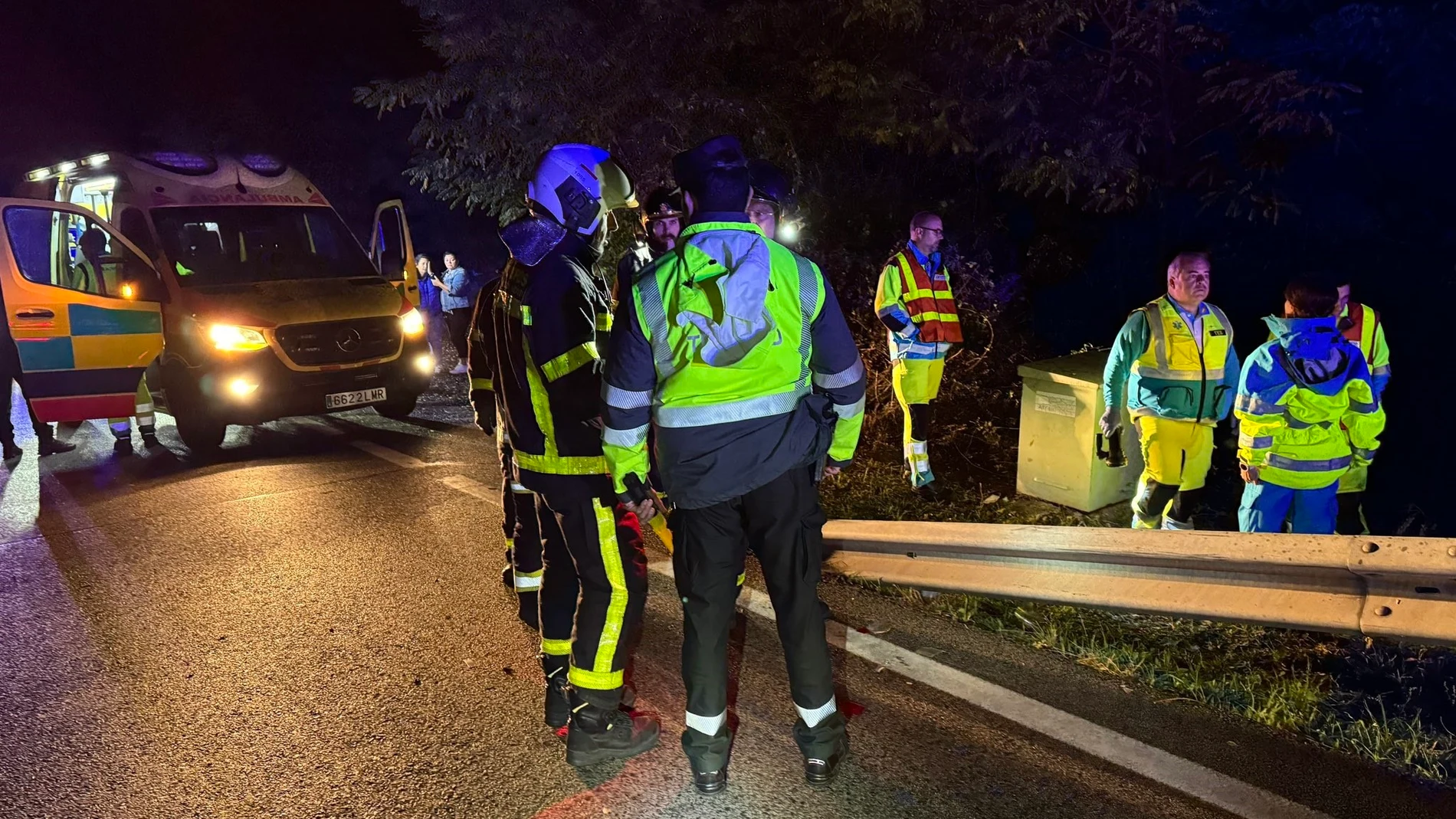 Muere un motorista de 50 años en un accidente de tráfico en la M-505 a la altura de San Lorenzo de El Escorial REMITIDA / HANDOUT por EMERGENCIAS 112 COMUNIDAD DE MADRID Fotografía remitida a medios de comunicación exclusivamente para ilustrar la noticia a la que hace referencia la imagen, y citando la procedencia de la imagen en la firma 08/10/2024
