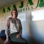María Morales posa en las oficinas de Asaja en la avenida San Francisco Javier