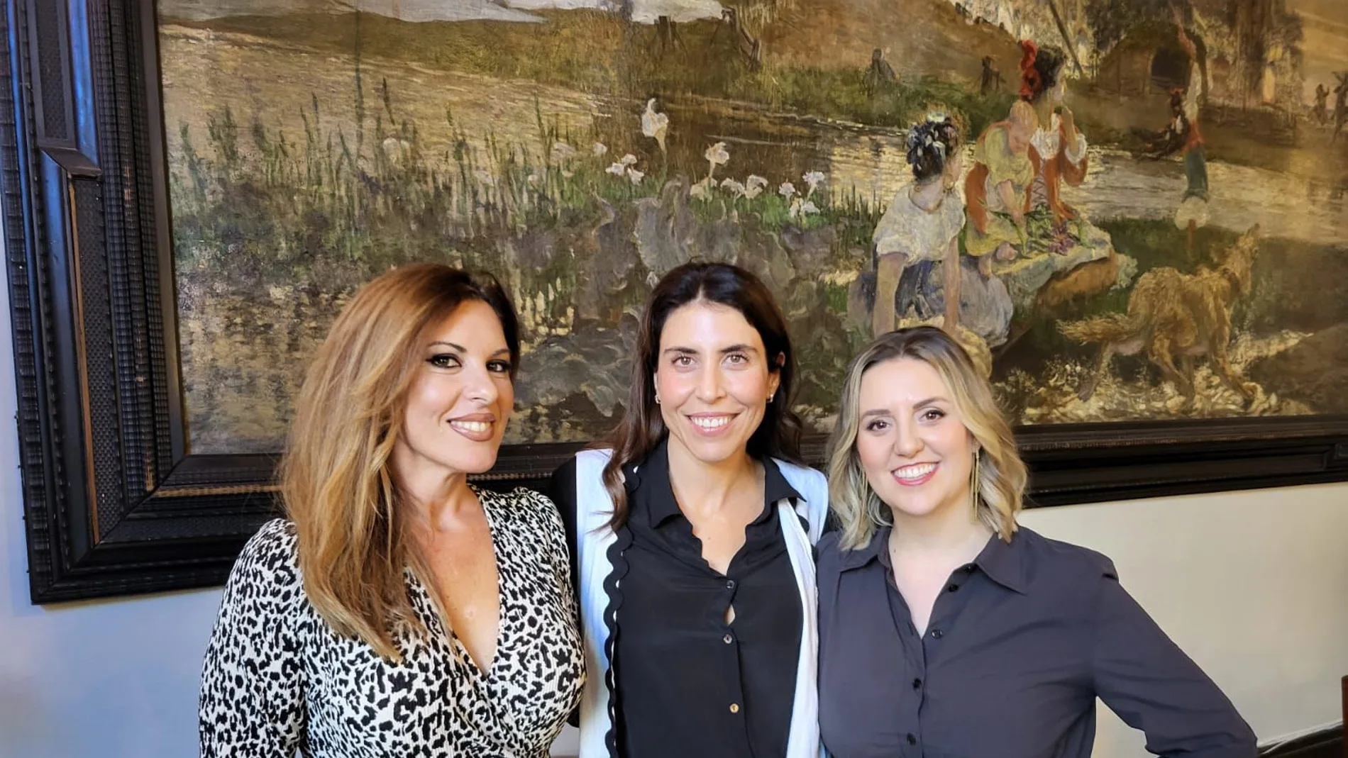 Patricia Espejo, Ana Brito y Silvia Llop en la presentación de LibreríasDeGuardia.