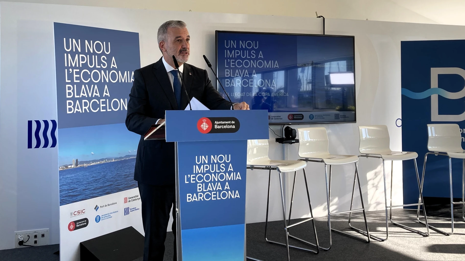El alcalde de Barcelona, Jaume Collboni. EUROPA PRESS 08/10/2024
