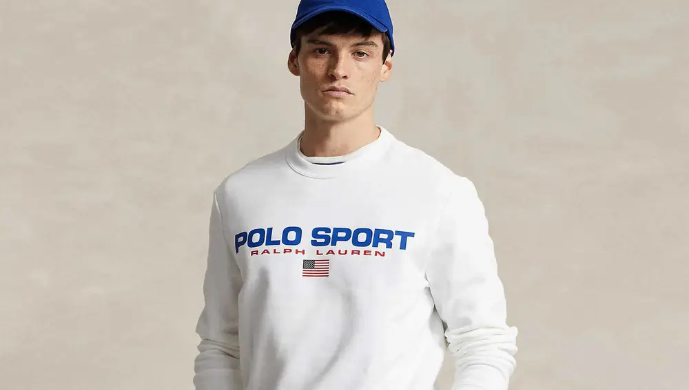 Sudadera blanca Polo Sport de Ralph Lauren (125 euros)