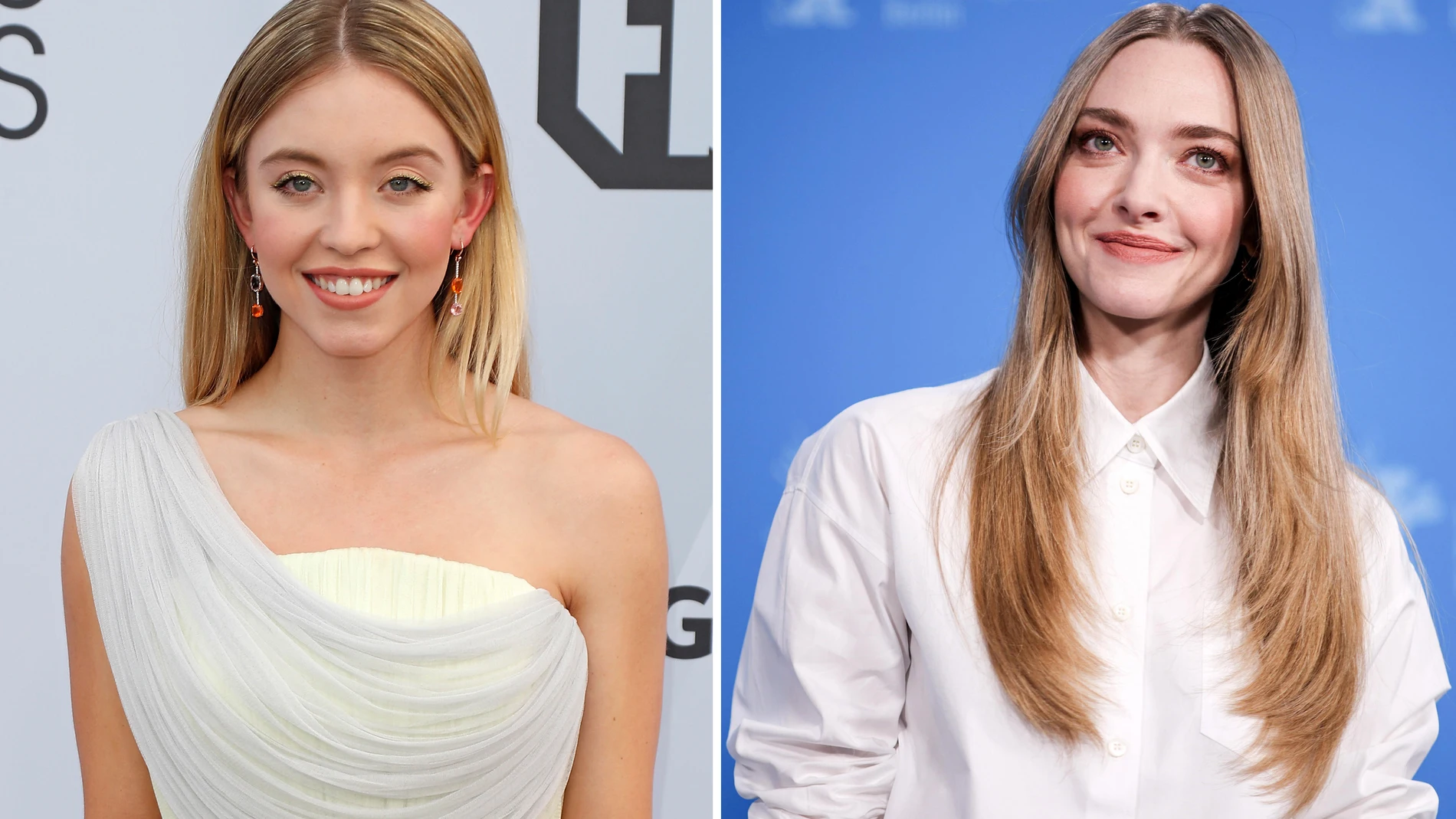 AME5706. BOGOTÁ (COLOMBIA), 08/10/2024.- Combo de fotografías de las actrices Sydney Sweeney (i) y Amanda Seyfried. Sydney y Amanda serán las protagonistas de la adaptación al cine de 'The Housemaid', bajo la dirección del realizador Paul Feig, gracias a que Sweeney llegó a un acuerdo con el estudio Lionsgate, informó el medio especializado Deadline. EFE/ ARCHIVO