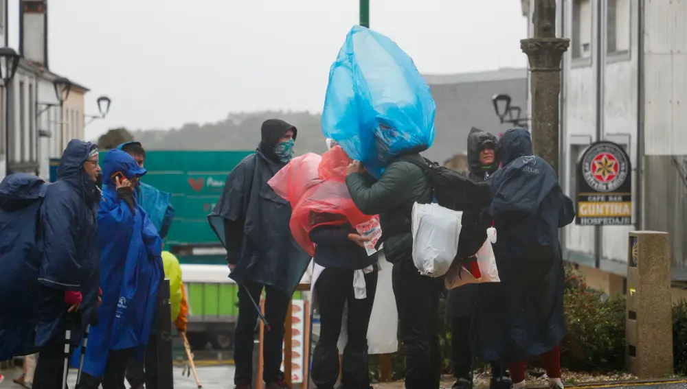 Incidencias en Galicia por los restos de Kirk, con viento de hasta 180 km/h y mucha lluvia