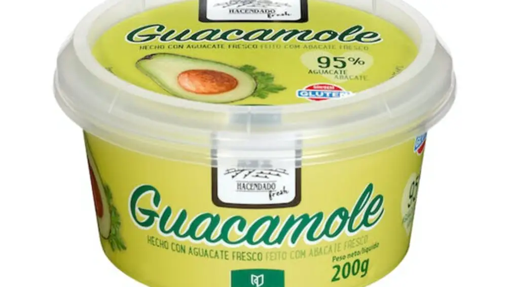 Crema de guacamole Hacendado
