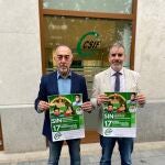 Ángel Barrigón y Benjamín Castro presentan la protesta del 17 de octubre en Valladolid