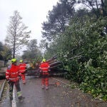 No hubo que lamentar personas heridas en el primer gran temporal de la temporada en Galicia.