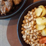 Cocido en el Restaurante Rioluz de Valladolid