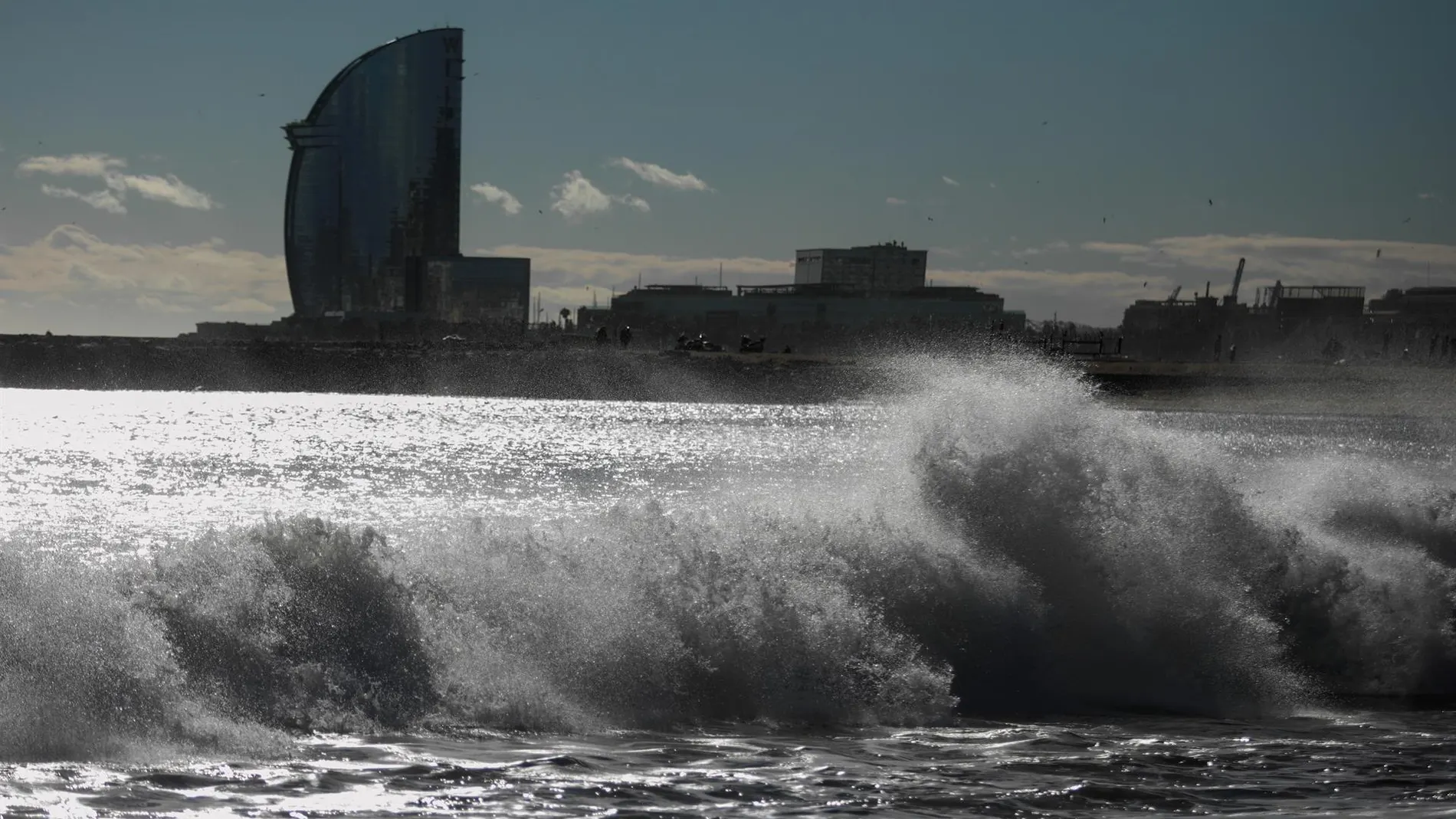 El Ayuntamiento de Barcelona cierra parques y jardines por el episodio de viento