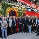El presidente de la Comunidad, Fernando López Miras, junto a representantes de la Región de Murcia que han asistido a la Feria Internacional de Frutas y Hortalizas Fruit Attraction 2024