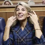 El look de Yolanda Díaz.