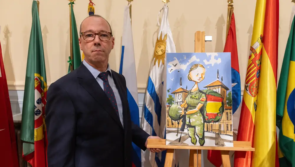 Exposición de Esteban sobre el Ejército