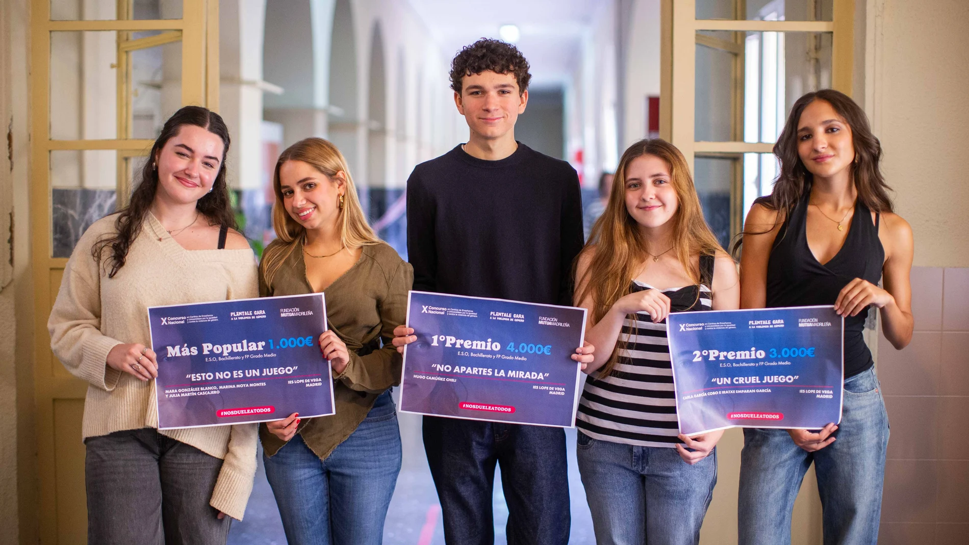 Fundación Mutua Madrileña premia las mejores ideas creativas contra la violencia de género de estudiantes de toda España